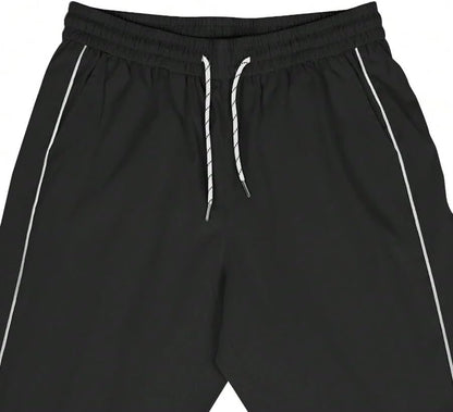 Mens Baggy Pants Y2K Contrast Piping Drawstring Sweatpants Fashion Unisex Oversized Cargo Pants for Men with Pockets