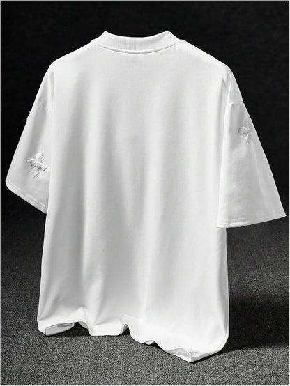 Men'S Y2K Basic Tees Streetwear Casual Drop Shoulder T Shirts